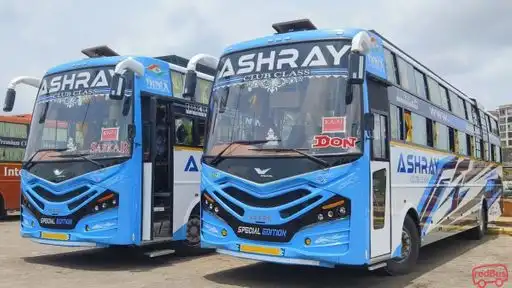 Ashray Travels Bus-Front Image