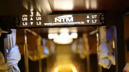 National Travels Madurai Bus-Seats layout Image