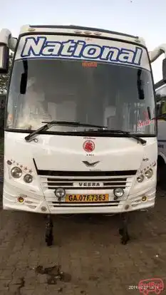 National Travels,Goa Bus-Side Image