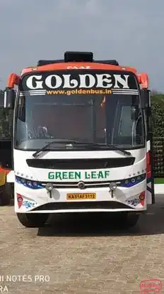 Golden Travels Bus-Front Image