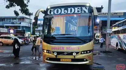 Golden Travels Bus-Front Image