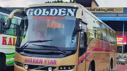 Golden Travels Bus-Front Image