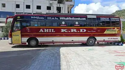 AHIL K.R.D  Travels Bus-Side Image
