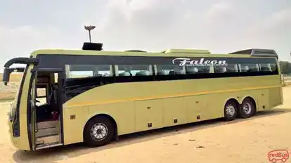 Falcon Tour And Travels Bus-Front Image