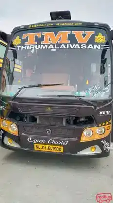 Thirumalaivasan  Transports Bus-Front Image