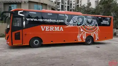 Verma Travels. Bus-Side Image