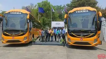 Verma Travels. Bus-Front Image