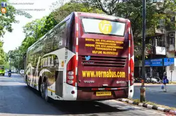 Verma Travels. Bus-Side Image