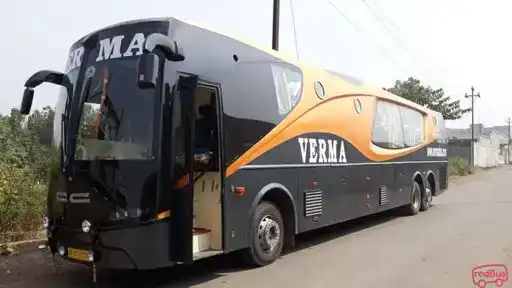 Verma Travels. Bus-Front Image