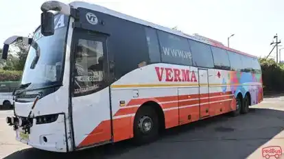 Verma Travels. Bus-Side Image