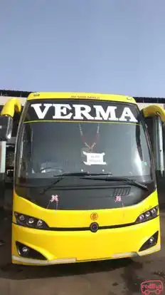 Verma Travels. Bus-Front Image