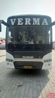 Verma Travels. Bus-Front Image