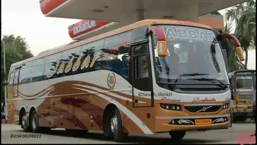 Jabbar  Travels Bus-Front Image