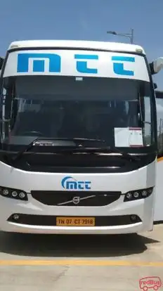 Madras travels and tours pvt, ltd Bus-Front Image