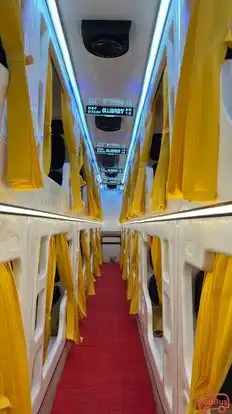 Gujarat Travels Bus-Seats layout Image