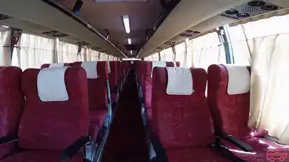 Gujarat Travels Bus-Seats layout Image