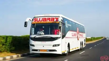 Gujarat     travels Bus-Front Image