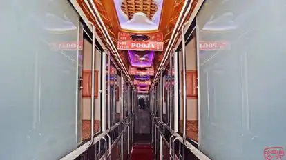 Pooja Travels. Bus-Seats layout Image