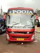 Pooja Travels. Bus-Front Image