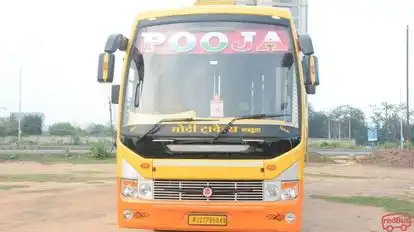 Pooja Travels. Bus-Front Image