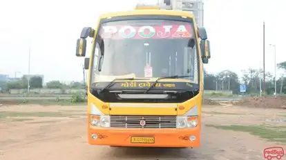 Pooja Travels. Bus-Front Image