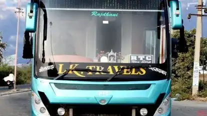 L K  Travels Bus-Front Image