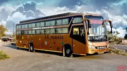 L K  Travels Bus-Front Image