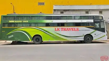 L K  Travels Bus-Side Image