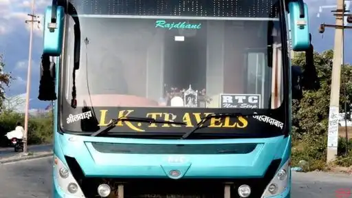 L K  Travels Bus-Front Image