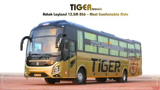 Punjab    Travels Bus-Front Image