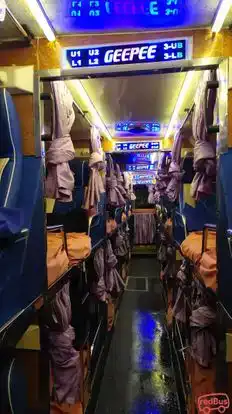 GEE PEE TRAVELS Bus-Seats layout Image