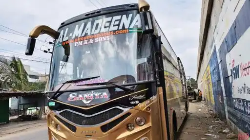 Al  madeena Travels Bus-Front Image
