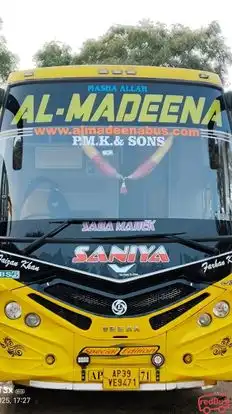 Al  madeena Travels Bus-Front Image