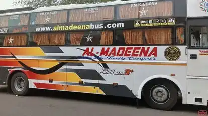 Al  madeena Travels Bus-Side Image