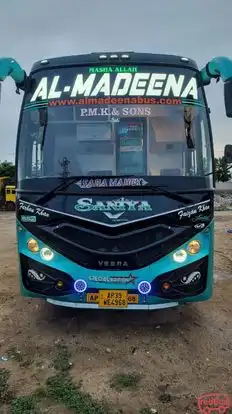 Al madeena Travels Bus-Front Image