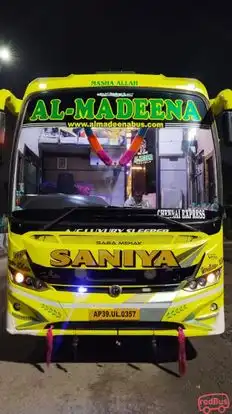 Al  madeena Travels Bus-Front Image