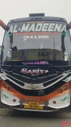 Al  madeena Travels Bus-Front Image