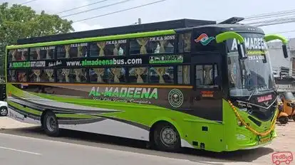 Al  madeena Travels Bus-Side Image