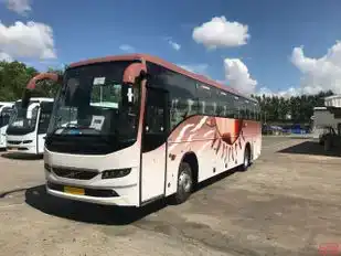 Himachal Tourist Volvo Bus Bus-Front Image