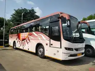 Himachal Tourist Volvo Bus Bus-Front Image