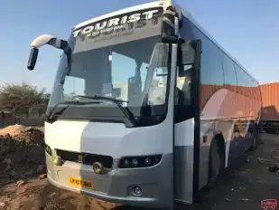 Himachal Tourist Volvo Bus Bus-Front Image