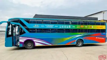 R J  Travels Bus-Side Image
