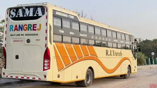 R J  Travels Bus-Front Image