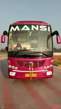 New Akash Travels Bus-Front Image