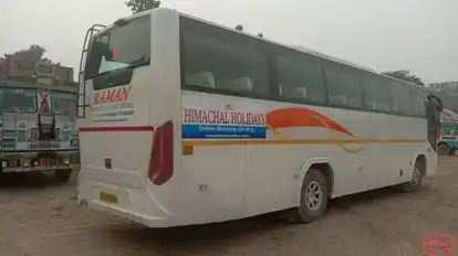 Himachal Holidays Volvo Bus-Front Image
