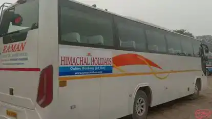 Himachal Holidays Volvo Bus-Front Image