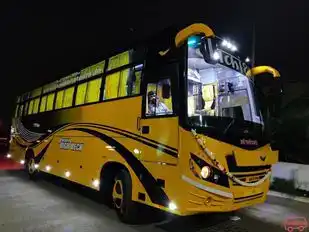 Akanksha  Tourism Bus-Front Image