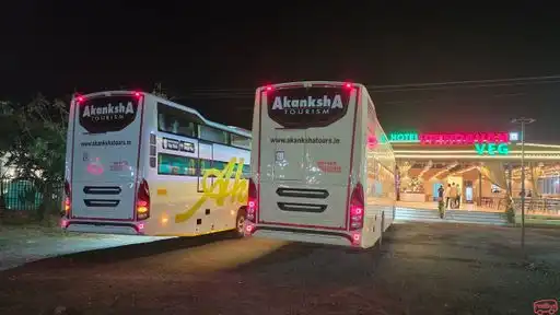 Akanksha  Tourism Bus-Front Image