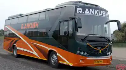 R Ankush Travels Bus-Side Image