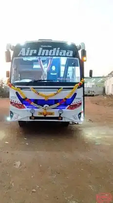 Air Indiaa Travels Bus-Front Image